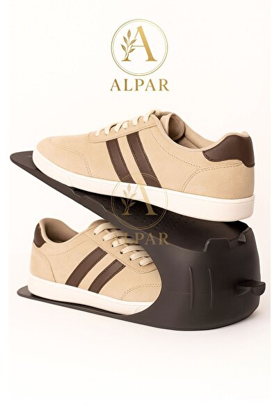 ALPAR 7 Pieces Anthracite Shoe Rack Space Saving Odorless Modern Shoe Organizer Shoe Stand