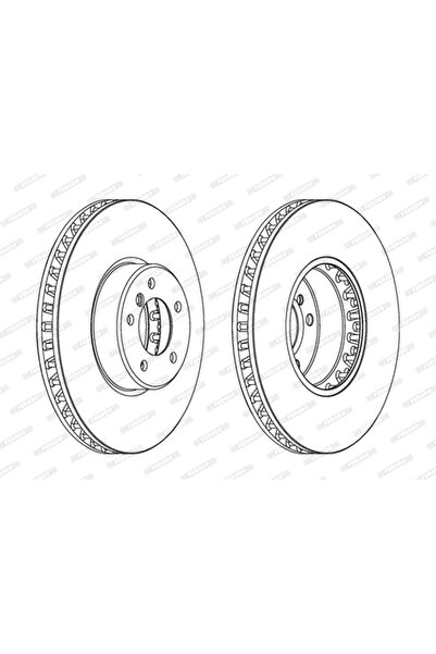 FERODO Disc Frana Bmw 5/6