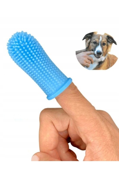 Other PERIUȚĂ DE DINȚI DIN SILICON PENTRU ANIMALE CÂINI PISICI Periuță de dinți