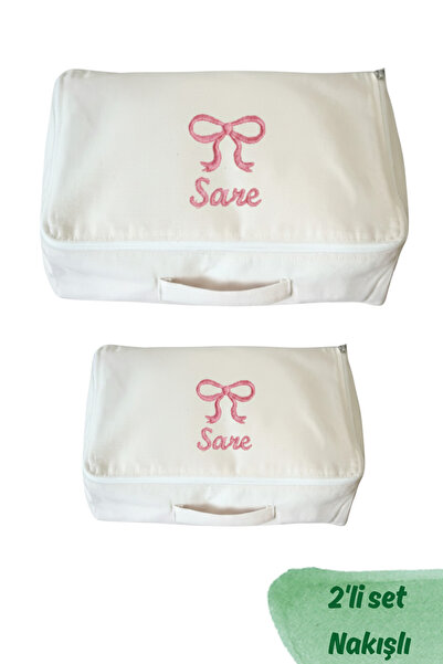 Mama Yoyo Baby&Kids Kişiye özel FİYONK NAKIŞ Hurç Seti Yenidoğan Hastane Bavu...