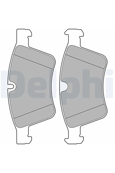 DELPHİ Комплект спирачни накладки за дискови спирачки Mercedes-Benz Gl-класа/...