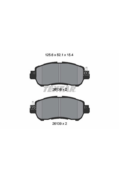 TEXTAR Set Placute Frana Frana Disc Nissan Almera/Kicks/Note Nissan (Dfac) Kicks