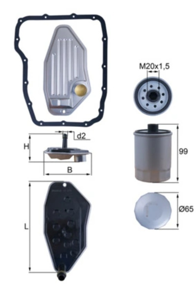 KNECHT Filtru Hidraulic Cutie De Viteze Automata Dodge Durango/Ram 1500 Crew Cab