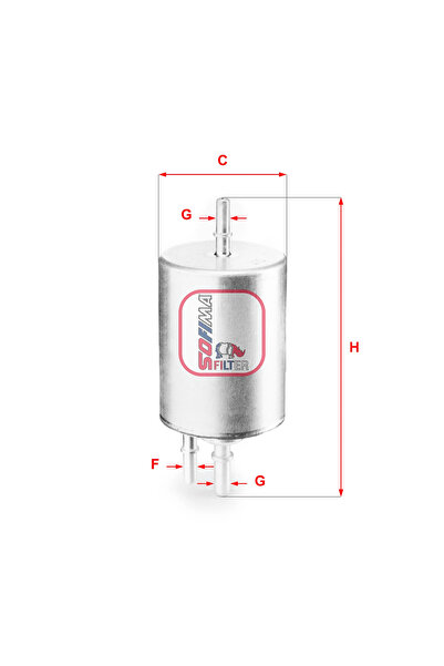 SOFIMA Filtru Combustibil Audi A4 B7/A6 Allroad C6/A6 C6 Lamborghini Gallardo...