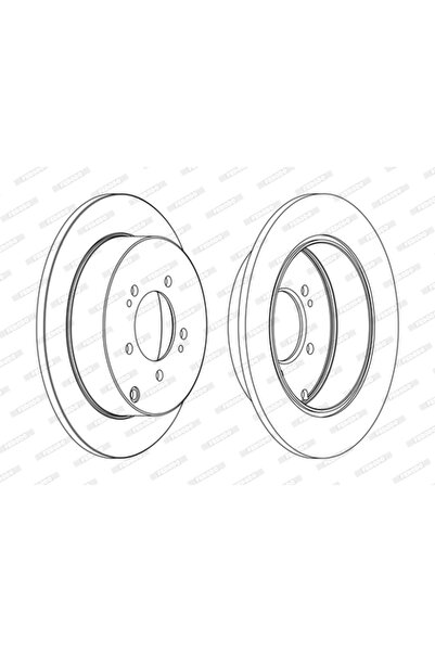 FERODO Disc Frana Citroen C-Crosser/C4 Aircross Lancia Flavia