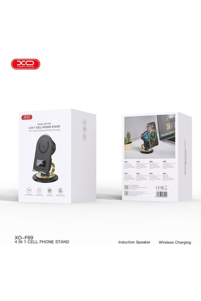 Xo Smartphone stand for desk with Wireless Charging and speaker