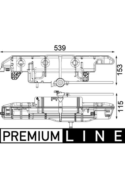 MAHLE Разширителен резервоар за охлаждане на Renault Trucks Maxity