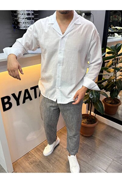 BYATA MENS STYLE Men's Linen Shirt