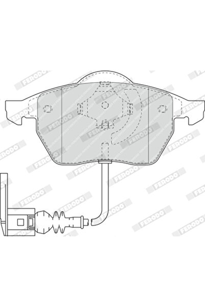 FERODO Set Placute Frana Frana Disc Audi A3/Tt Seat Leon/Toledo 2