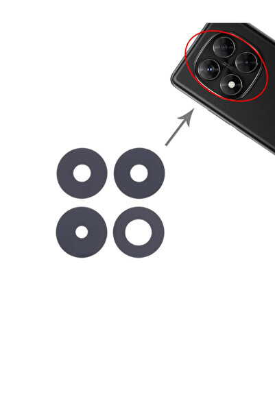 Fodos Xiaomi Compatible Redmi Note 14 Pro 5g Camera Lens Glass 24090Ra29G