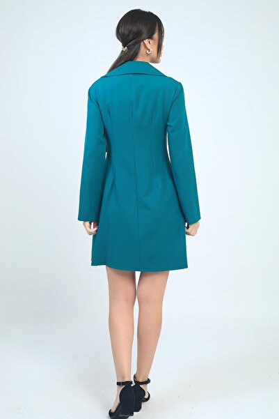 By Saygı Γυναικείο κοντό φόρεμα με φερμουάρ