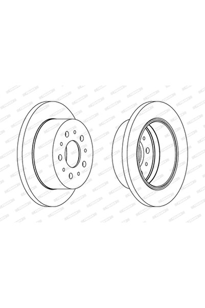 FERODO Disc Frana Citroen Jumper 1 Bus/Jumper 1 Caroserie Fiat Ducato Bus/Duc...