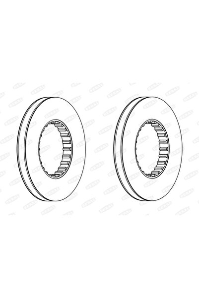 BERAL Disc Frana Volvo Fh/Fm