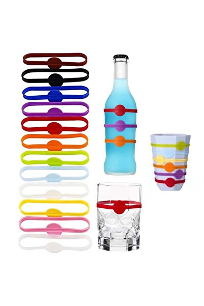 choice2 12pcs 24pcs Wine Labels Glasses Drinking Marker Set Food Grade Silico...
