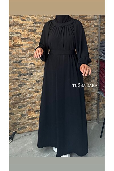 Hijab Tesettür Sufle Set with Giped Sleeves