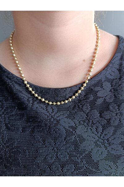 RP COMPANY قلادة ذهبية، موديل دوريكا، مرصعة بالفضة