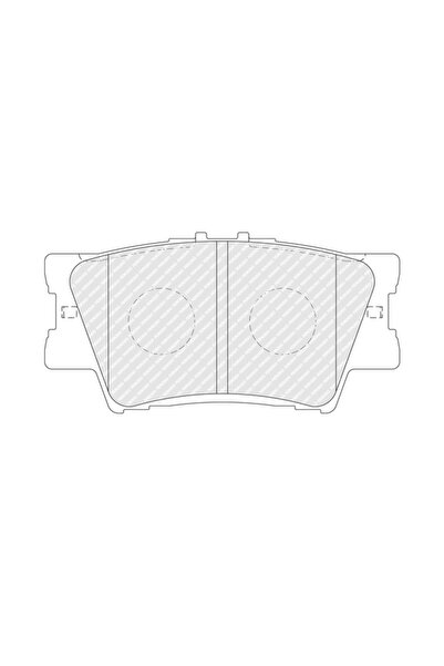 FERODO Комплект спирачни накладки Дискова спирачка Lexus Es/Hs Toyota Aurion/...