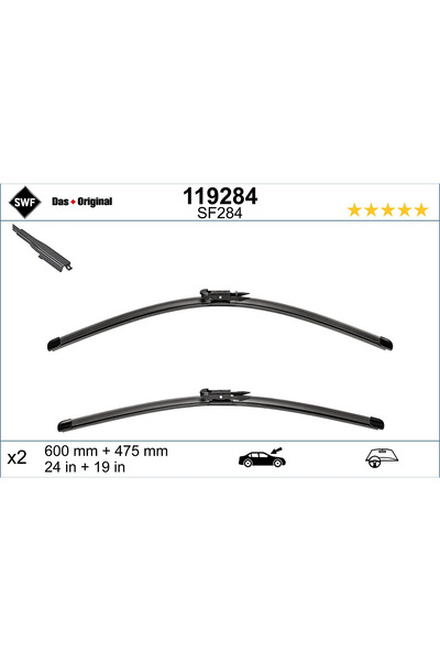 SWF Lamela Stergator Fata Alpina B3/D3 Audi A3