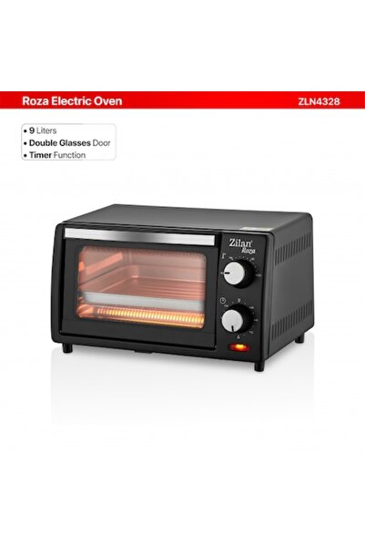 OEM Mini oven Zilan-Roza ZLN-4328, 9L, 800W, Double Glass, 60 min Timer