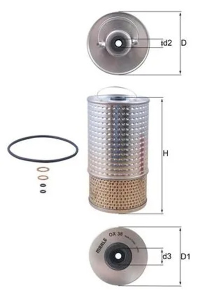 KNECHT Filtru Ulei Aebi Tt Mercedes-Benz 124 T-Model/124 Limuzina/190 1983-2012