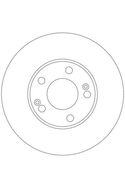 TRW Disc Frana Hyundai Galloper 1/Highway Van/Santa Fe 1
