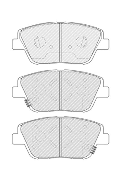 FERODO Brake Pad Set Disc Brake Kia Optima