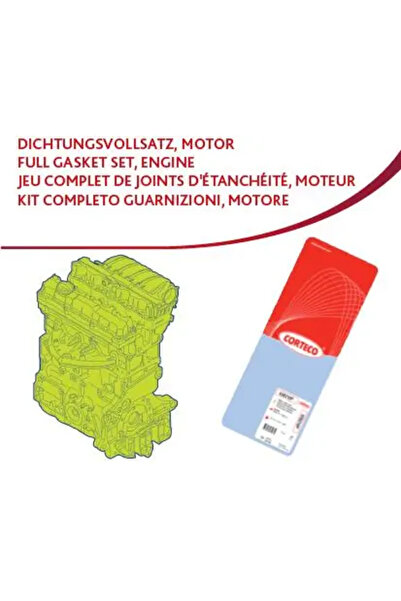 CORTECO Set Garnituri Complet Motor Citroen Berlingo / Berlingo First Autouti...