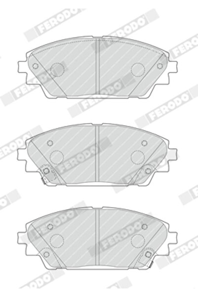 FERODO Brake Pad Set Disc Brake Mazda 3