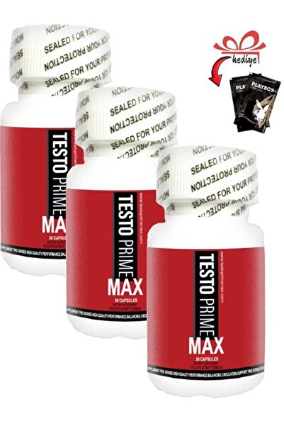 Çare Burada Testo Prime Max Erkeklere Özel Her an Maksimum Limit 30’lu x 3 adet