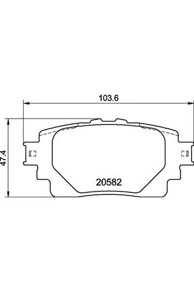 Brembo Комплект накладки за дискови спирачки Lexus Nx 2/Rx Suzuki Across