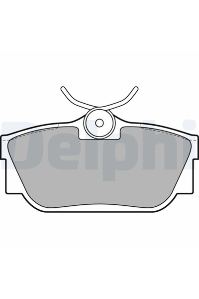 DELPHİ Комплект накладки за дискови спирачки за VW California T4 Camper/Trans...