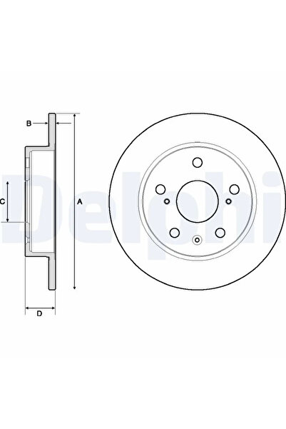 DELPHİ Disc Frana Suzuki S-Cross/Swift 4/Vitara