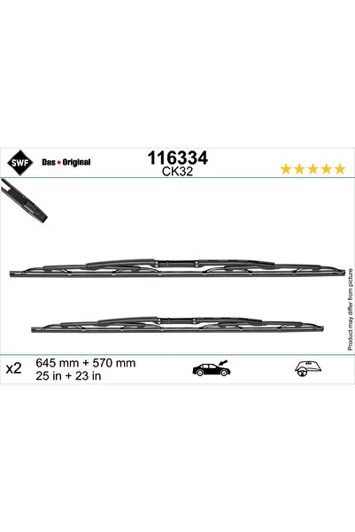 SWF Lamela Stergator Fata Alpina B10 Bmw 5