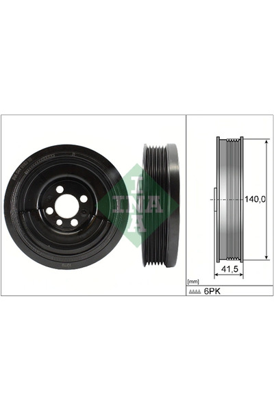 FAG Fulie Curea Arbore Cotit Audi A2 Seat Arosa/Cordoba/Ibiza 3 1999-2010