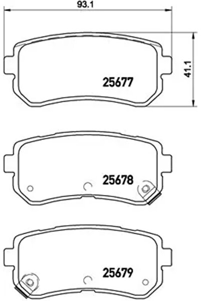 Brembo Set Placute Frana Frana Disc Hyundai Creta/Tucson/IX20 Hyundai (Beijin...