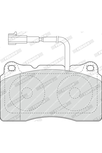 FERODO Brake Pad Set Disc Brake Alfa Romeo 147/156/159