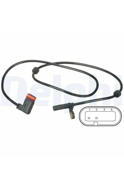DELPHİ Сензор за скоростта на колелата на Mercedes-Benz Glk-Class