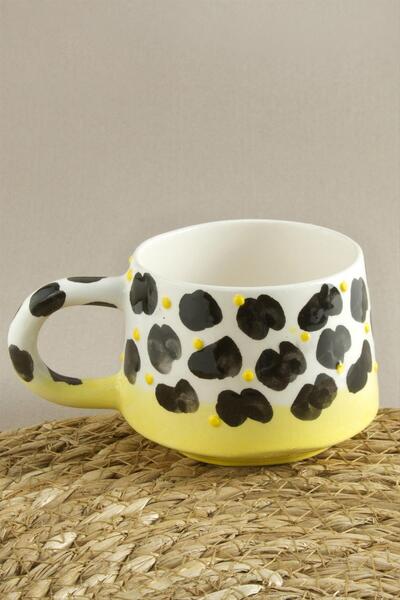 feryal Leopard Patterned Ceramic Mug