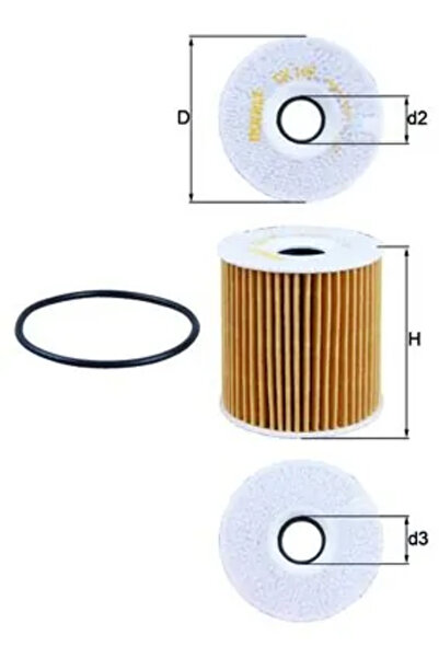 KNECHT Filtru Ulei Volvo C70 1/S40 1/S70 1995-2014