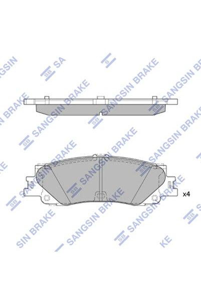 Hİ-Q Set Placute Frana Frana Disc Puntea Spate Lexus Lx Toyota Land Cruiser 300