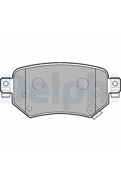DELPHİ Комплект спирачни накладки за дискови спирачки Mazda 6