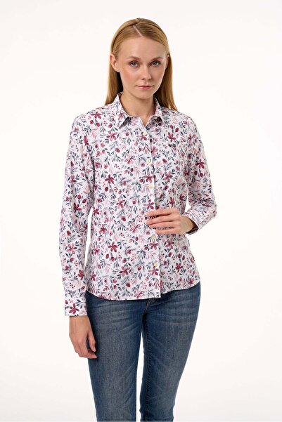Galvanni Women's Shirt - Enar Bordeaux Multi