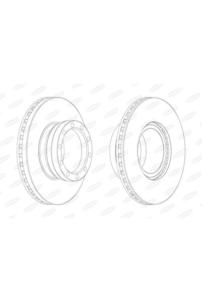 BERAL Спирачен диск Man Focus/L2000/Sg