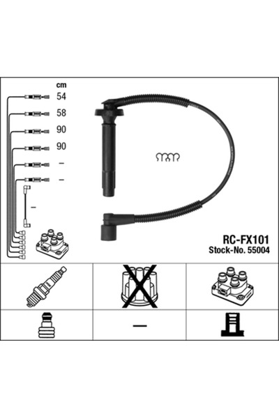 NGK Set Cablaj Aprinder Subaru Legacy 4/Outback