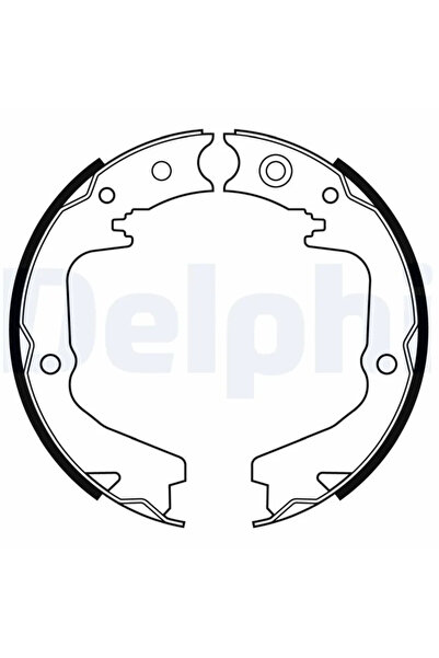 DELPHİ Brake Shoe Set Handbrake Subaru Legacy 3/Legacy 4/Outback