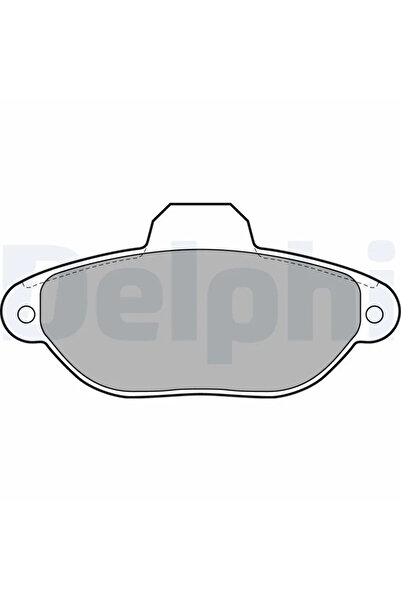 DELPHİ Set Placute Frana Frana Disc Fiat 500/Panda Ford Ka