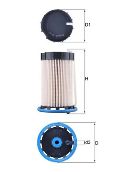 KNECHT Filtru Combustibil Audi Q3 Vw Cc B7/Passat Alltrack B7/Passat B7