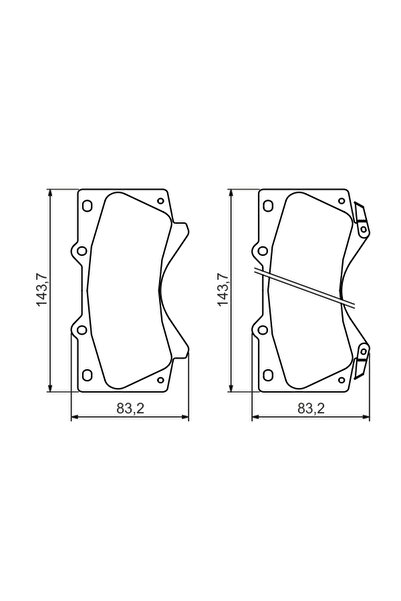 Bosch Set Placute Frana Frana Disc Lexus Gx/Lx Toyota Land Cruiser/Sequoia/Tu...