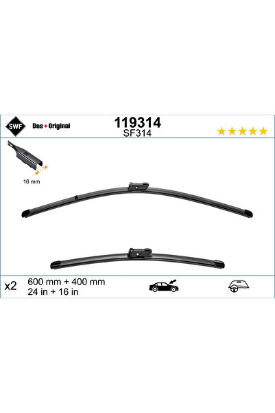 SWF Lamela Stergator Fata Citroen C5 10 Ds Ds 4 2