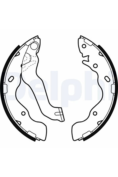 DELPHİ Комплект спирачни челюсти Hyundai Accent 2 Седан/Купе 1/Elantra 3